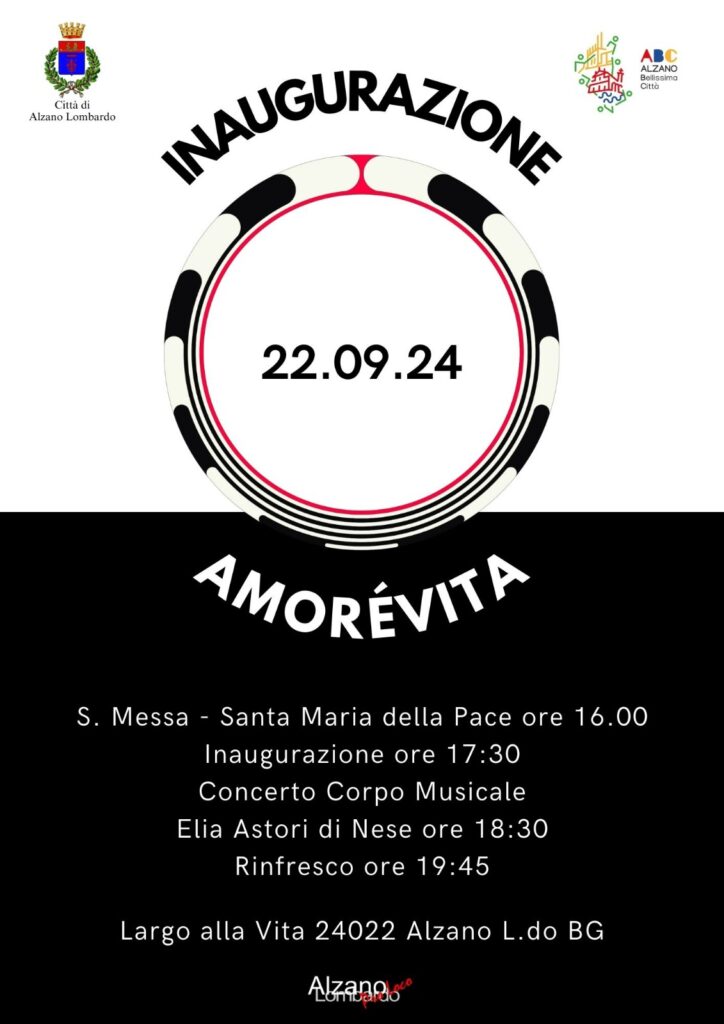 Santa Messa S. Maria della pace (ore 16), inaugurazione, concerto e rinfresco